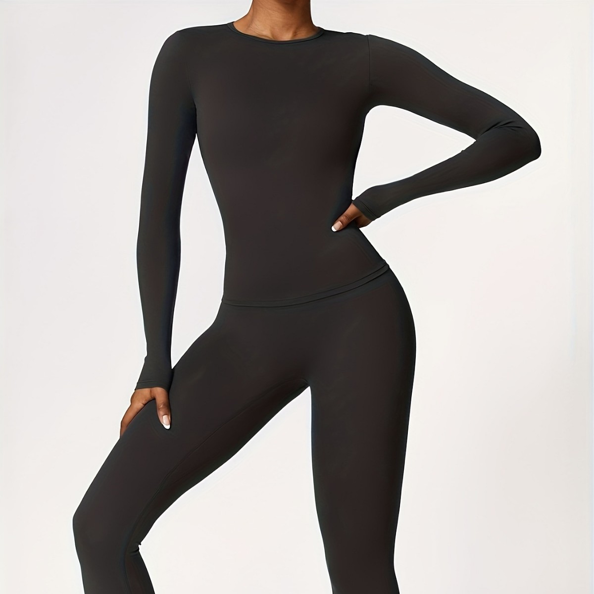 Winter Clothing Usa - Облегающий костюм для йоги с длинными