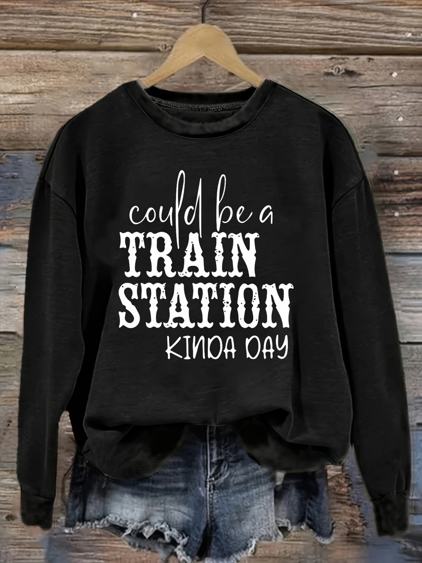 Winter Clothing Usa - Женская повседневная футболка с длинным рукавом
