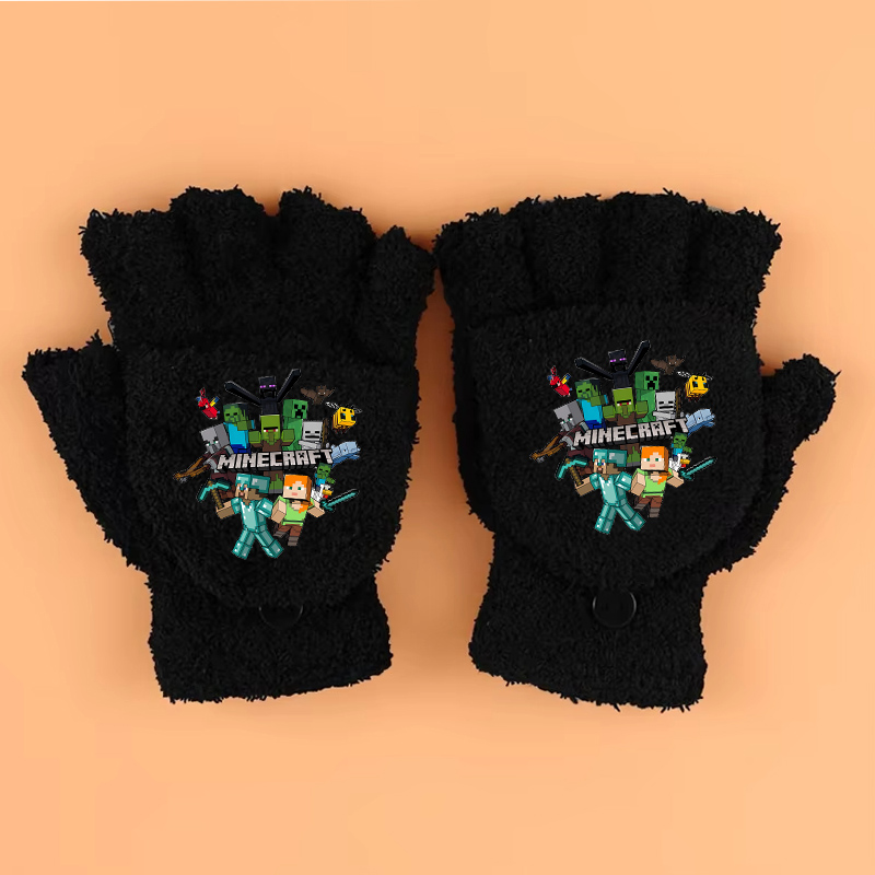 Winter Clothing For Boys - Новые перчатки с принтом в стиле