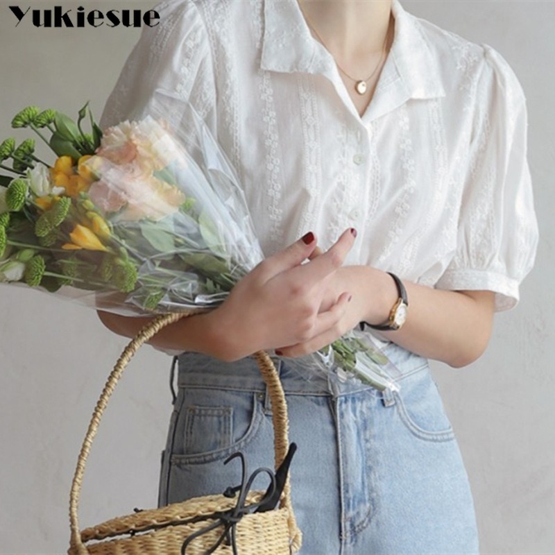 Winter Clothing Korean - Рубашки женские универсальные блузки с V-образным