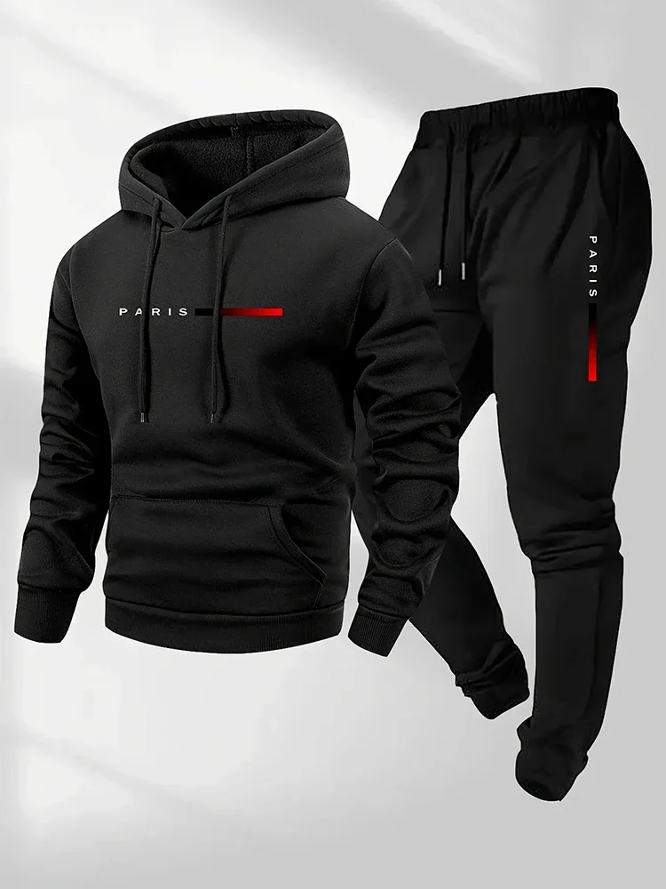 Winter Clothing Gear - Повседневный спортивный костюм для бега, однотонный,