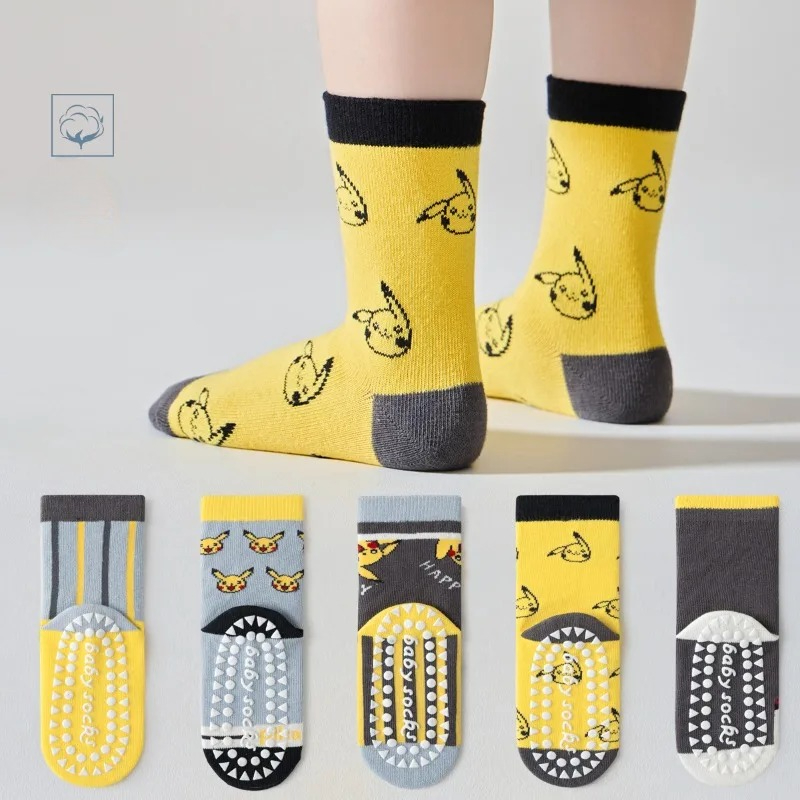 Winter Clothing For Boys - 5 пар детских носков с аниме-принтом,