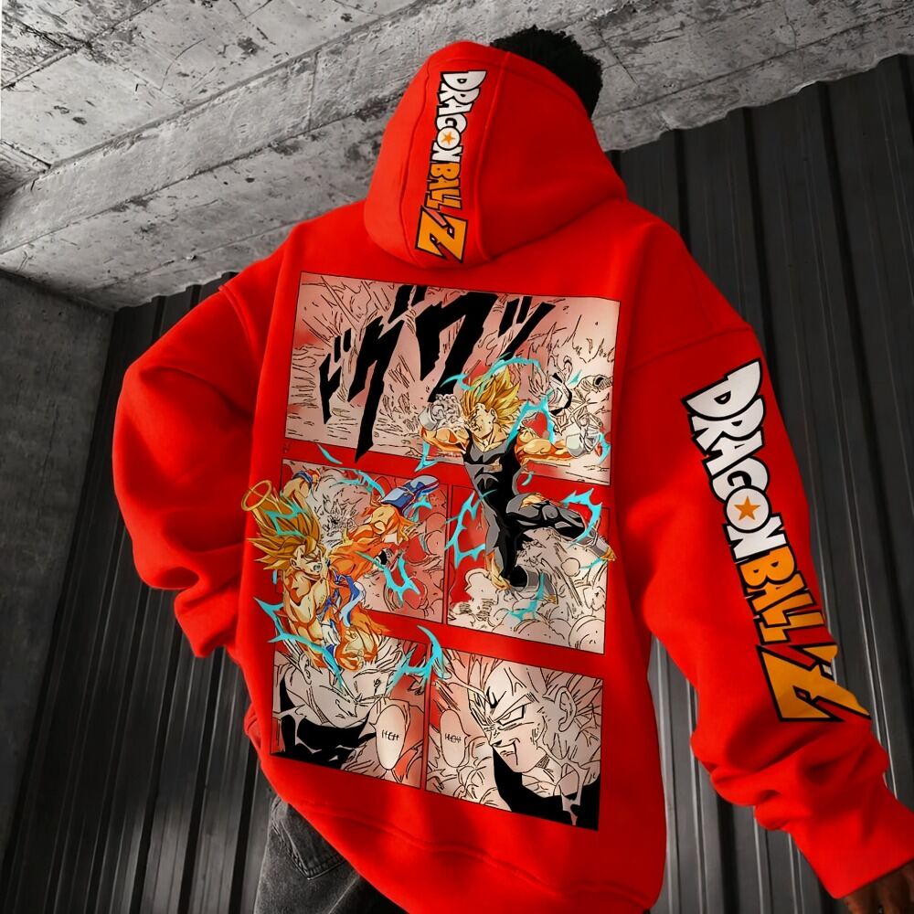 Winter Clothing Brand - Фирменная толстовка с принтом Dragon Ball