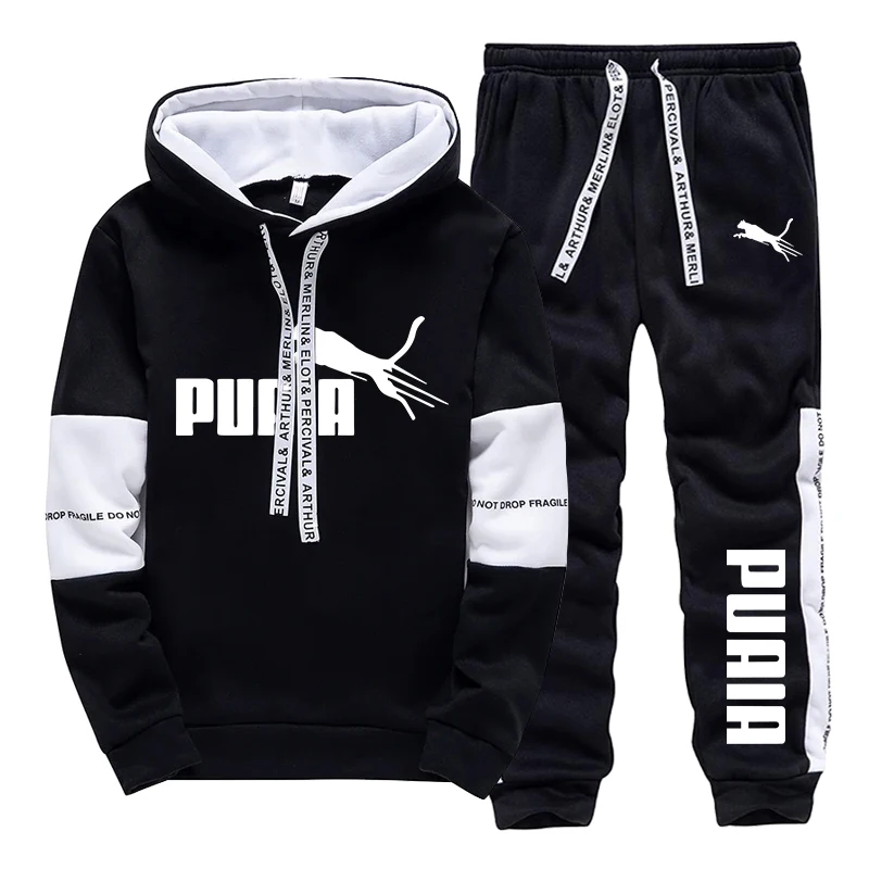 Winter Clothing Gear - Осенне-зимний повседневный спортивный костюм для мужчин/худи/брюки,