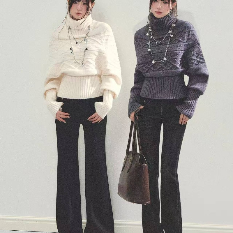 Осенне-зимний женский свитер с – обзор и цена Winter Clothing Korean